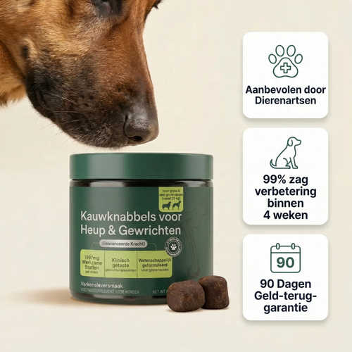 Kauwsnacks voor heup en gewrichten
