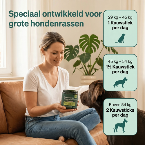 Kauwsnacks voor heup en gewrichten